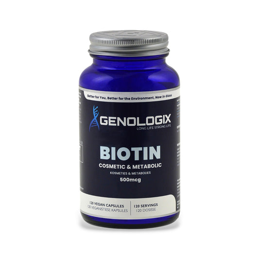 Genologix Biotin 500mcg 120 Capsules