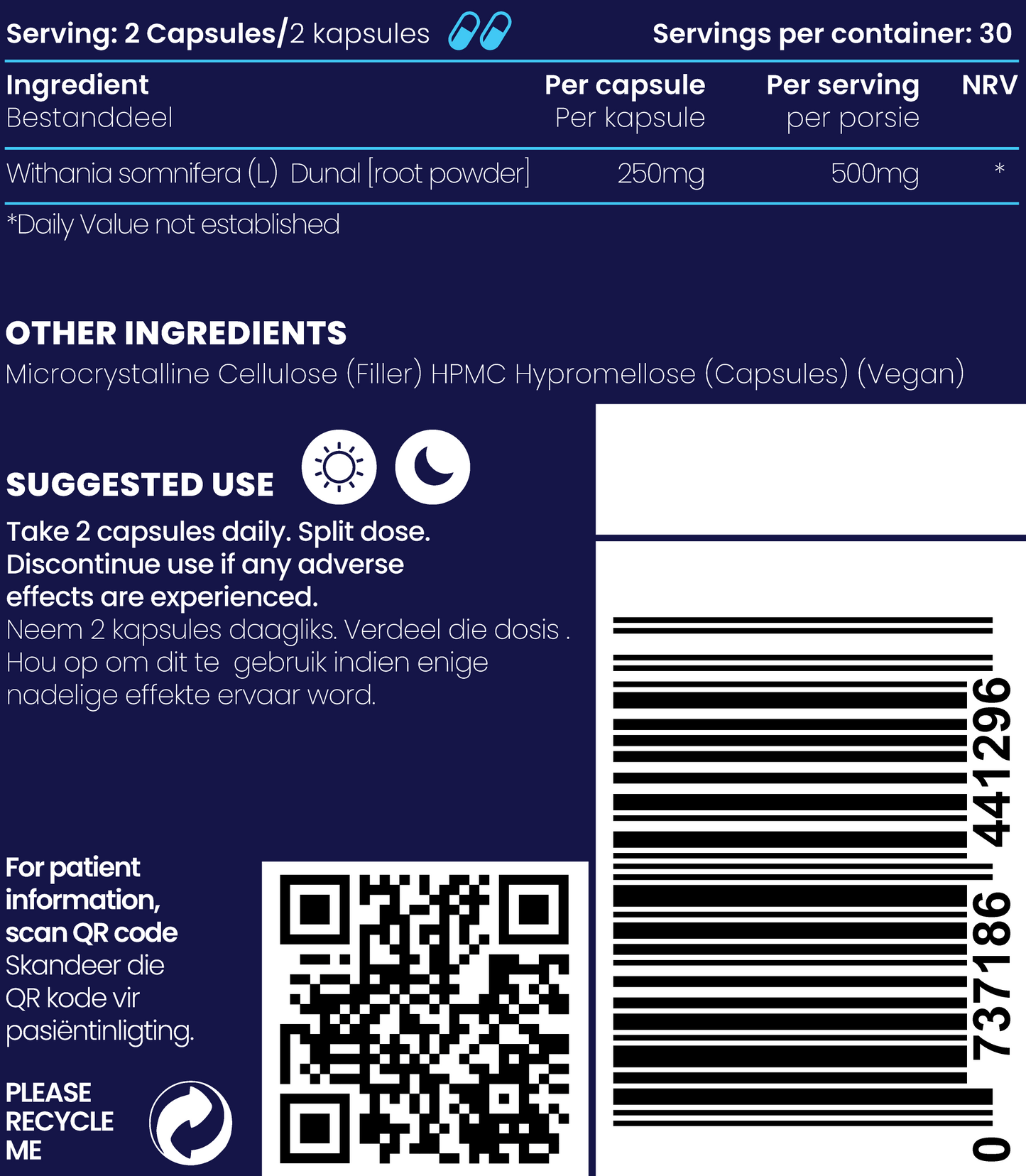 Genologix Berberine 1000mg 90 Capsules